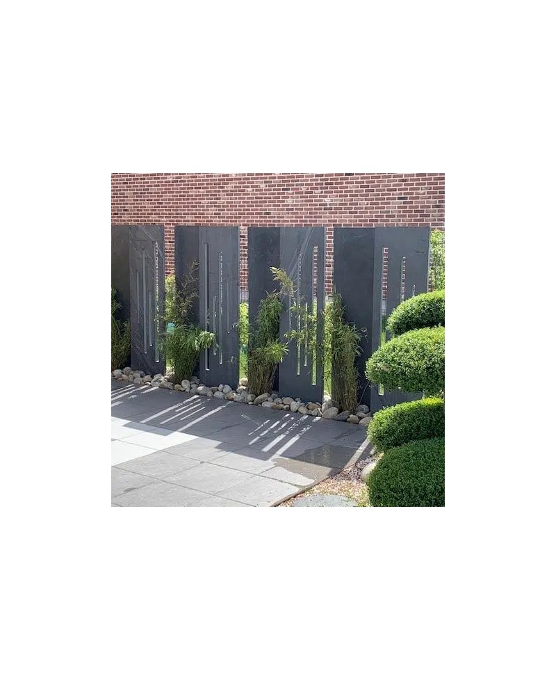 Totem ajouré ardoise naturelle 200x50x3 cm (unité)