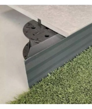 Bordure de finition terrasse sur plot L'unité