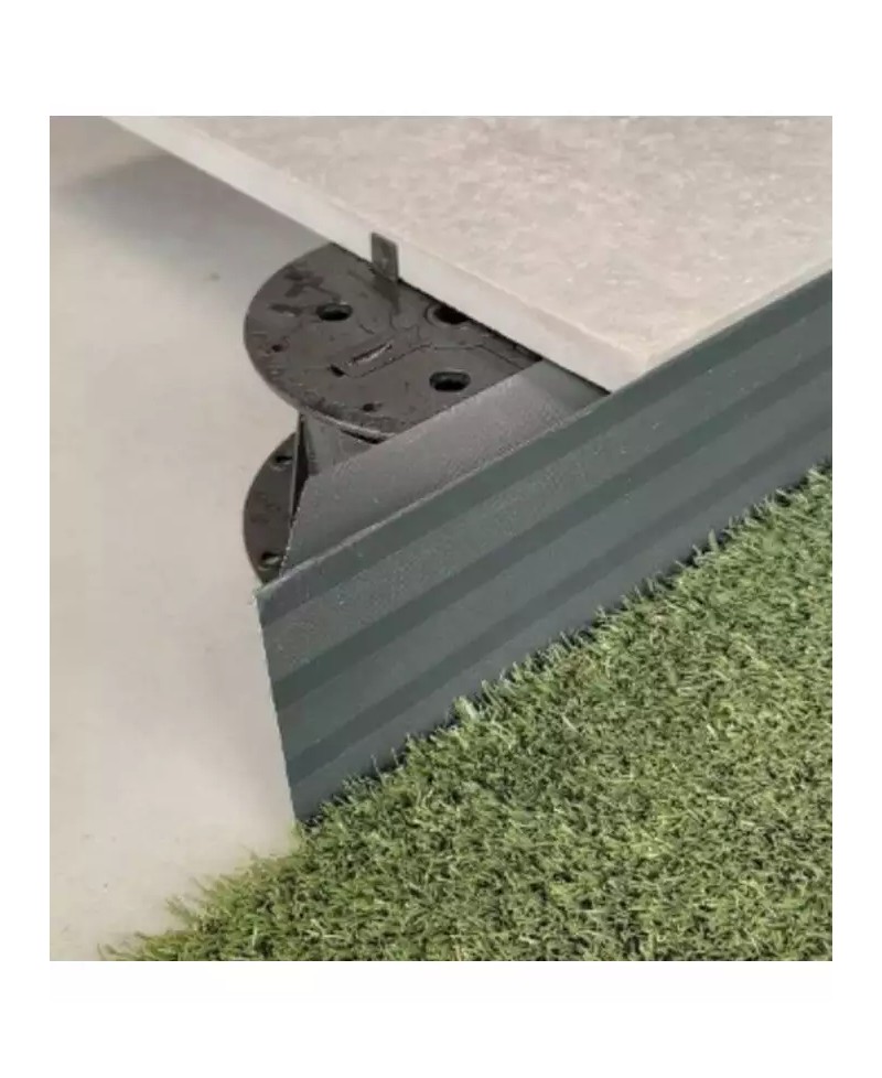 Bordure de finition terrasse sur plot L'unité