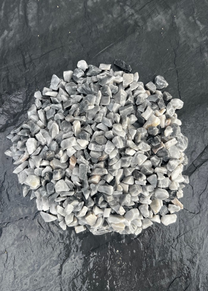 Concassé Marbre Bleu-gris 8/12 - 1 Tonne