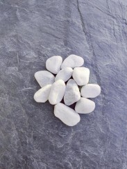 Galet Marbre blanc de carrare 20/40 - 500KG