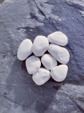 Galet Marbre blanc de carrare 40/60 - 350KG