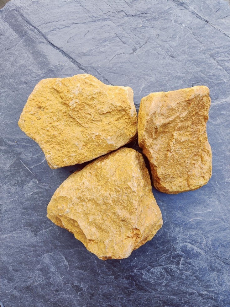 Pierre à Gabion Orangée 80/120 - 500KG