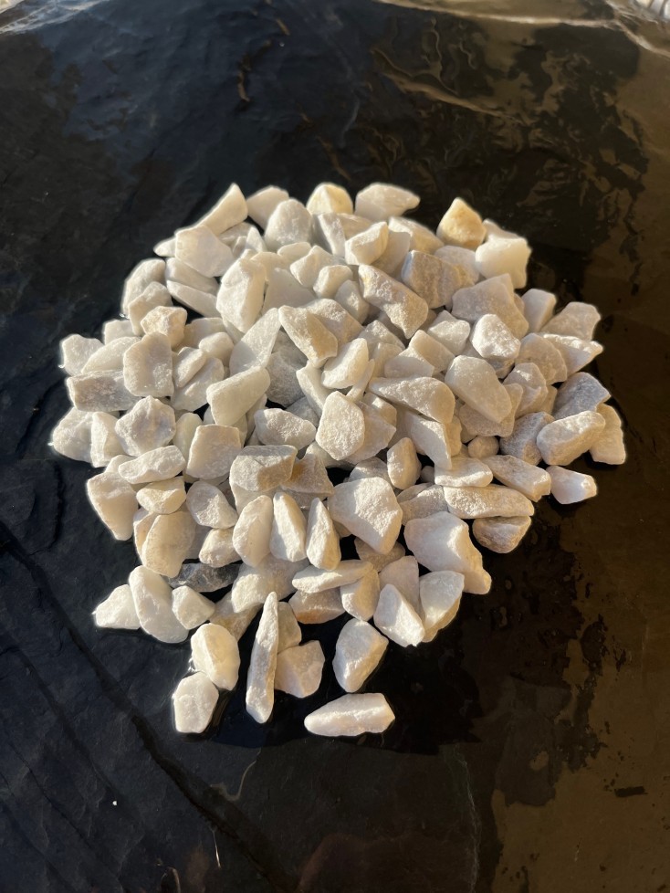 Concassé Marbre Blanc Carrare 10/20 - 500KG